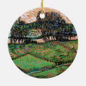 Décoration En Céramique Landscape with Bridge Across the Oise (Dos)