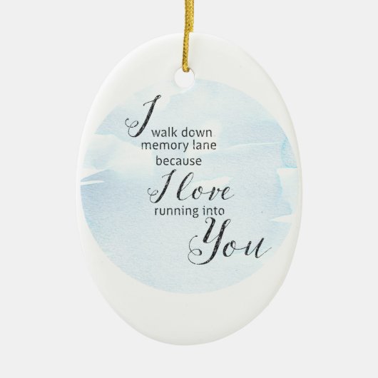 Décoration En Céramique Lane mémoire (Devant)