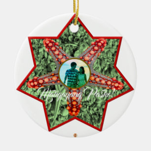 Décoration En Céramique Lanterne philippine, Parol, plage, poisson