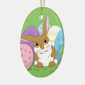 Décoration En Céramique Lapin de Pâques (Gauche)
