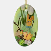 Décoration En Céramique Lapin de Pâques (Droite)