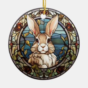 Décoration En Céramique Lapin lapin en verre doux