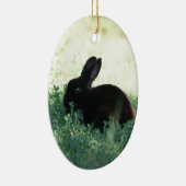 Décoration En Céramique Lapin noir de Lil (Droite)