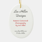 Décoration En Céramique Lapin sauvage Ornament du coton oriental (Dos)