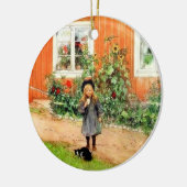 Décoration En Céramique Larsson - Brita avec chat et sandwich (Gauche)