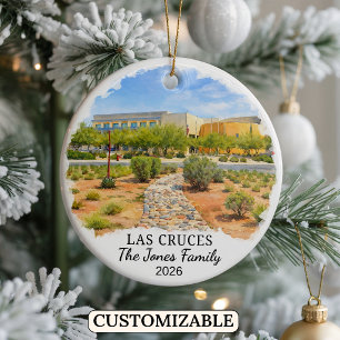 Décoration En Céramique Las Cruces personnalisé, Nouveau-Mexique sur mesur