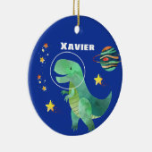 Décoration En Céramique L'astronaute T-Rex Dinosaur Noël (Droite)