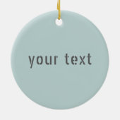 Décoration En Céramique Latitude de la longitude d'Édimbourg (Dos)