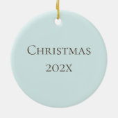 Décoration En Céramique Latitude et longitude de l'île Fraser Personnalisé (Dos)