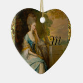 Décoration En Céramique L'attendre Monogramme (Droite)