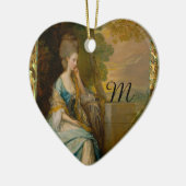 Décoration En Céramique L'attendre Monogramme (Gauche)