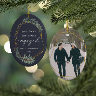 Décoration En Céramique Laurel Leaf photo de Noël