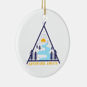 Décoration En Céramique L'aventure du camping (Droite)