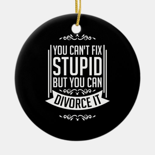 Décoration En Céramique L'avocat peut le Divorcer (Devant)