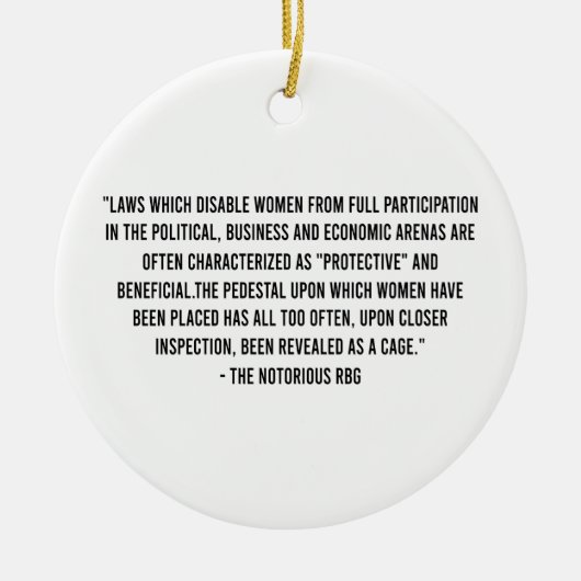 Décoration En Céramique Laws which disabled woman from full participation (Devant)