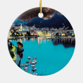 Décoration En Céramique ldp COMO - Lac - Panorama (Dos)