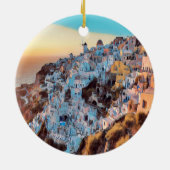 Décoration En Céramique ldp OIA - coucher de soleil - (Dos)