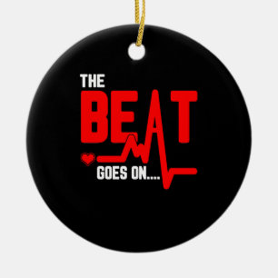 Décoration En Céramique Le Beat Commence Sur La Chirurgie Cardiaque Surviv