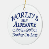 Décoration En Céramique Le beau-frère le plus impressionnant du monde (Gauche)