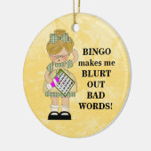 Décoration En Céramique Le bingo-test m'incite à ornementer (Gauche)