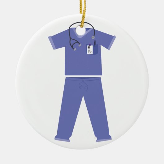 Décoration En Céramique Le bleu frotte (Devant)