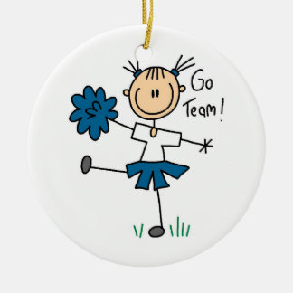 Décoration En Céramique Le bleu vont T-shirts et cadeaux de pom-pom girl