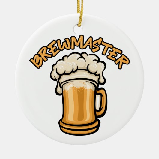Décoration En Céramique Le Brewmaster a besoin d'une bière (Devant)