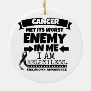 Décoration En Céramique Le Cancer de mélanome a rencontré son plus mauva