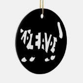 Décoration En Céramique Le chat de Schrödinger (Droite)