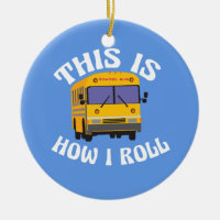 Le chauffeur d'autobus scolaire drôle ceci est