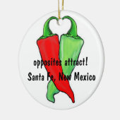 Décoration En Céramique Le Chili Rouge ou Green ? Ceramic (Gauche)