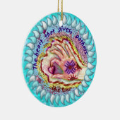 Décoration En Céramique Le coeur donne aux athées l'ornement chrétien (Droite)