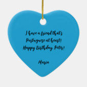 Décoration En Céramique Le Coq du Portugal (Dos)