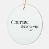 Décoration En Céramique le courage n'hurle pas toujours (Gauche)