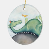 Décoration En Céramique Le dragon et l'oiseau (Gauche)