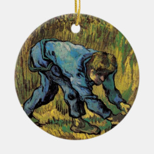 Décoration En Céramique Le Faucheur à la faucille par Vincent van Gogh