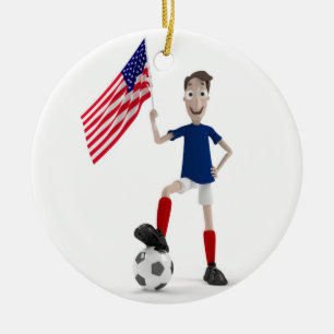 Décoration En Céramique Le football des Etats-Unis