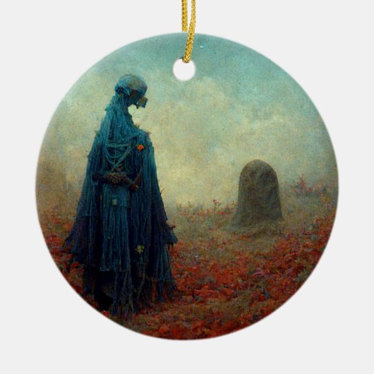 Décoration En Céramique Le Grave Surreal Sci-Fi Imaginaire Alien (Devant)