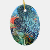 Décoration En Céramique Le jardin du docteur Gachet, Auvers par Vincent va (Dos)