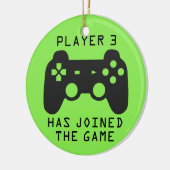 Décoration En Céramique Le joueur 3 a rejoint le jeu (Gauche)