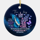 Décoration En Céramique Le jour où je t'ai perdu (Devant)