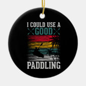 Décoration En Céramique Le Kayak Pourrait Utiliser La Pagaie (Devant)