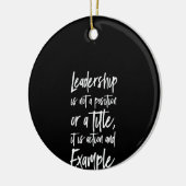 Décoration En Céramique le leadership est un exemple (Gauche)