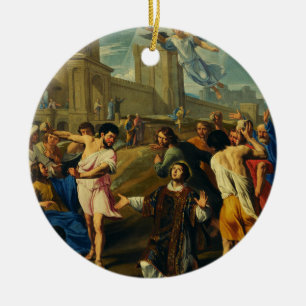 Décoration En Céramique Le martyre de Saint-Étienne