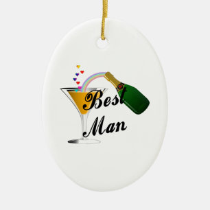 Décoration En Céramique Le meilleur pain grillé de Champagne d'homme