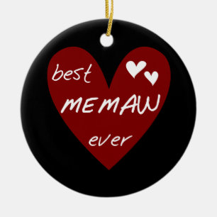 Décoration En Céramique Le meilleurs T-shirts et cadeaux de Memaw de coeur