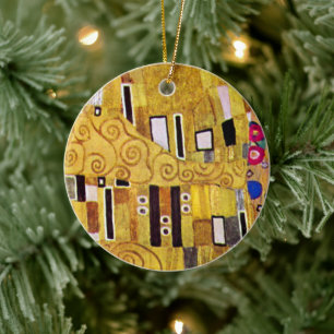 Décoration En Céramique Le motif du Baiser par Gustav Klimt, Art nouveau