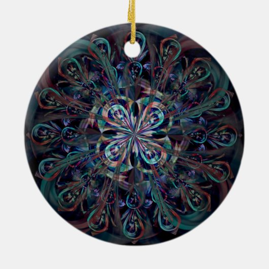 Décoration En Céramique Le paon (Dos)