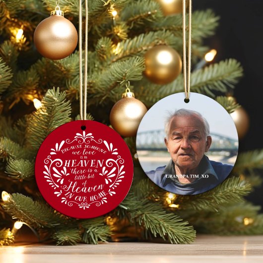 Décoration En Céramique Le paradis dans notre maison...Rouge Customisé pho