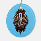 Décoration En Céramique Le pélican comme symbole chrétien (Gauche)